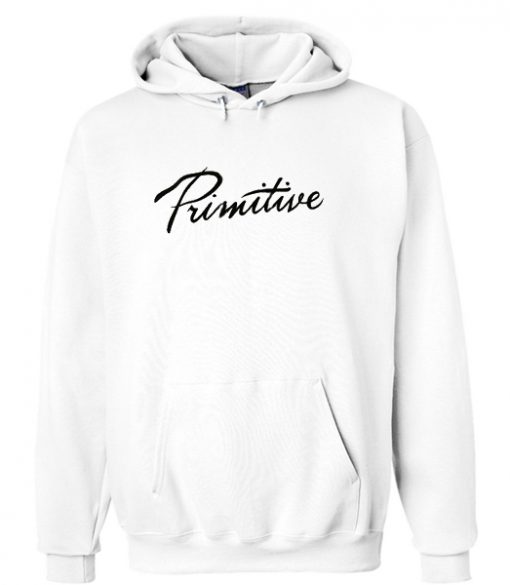 primitive font hoodie
