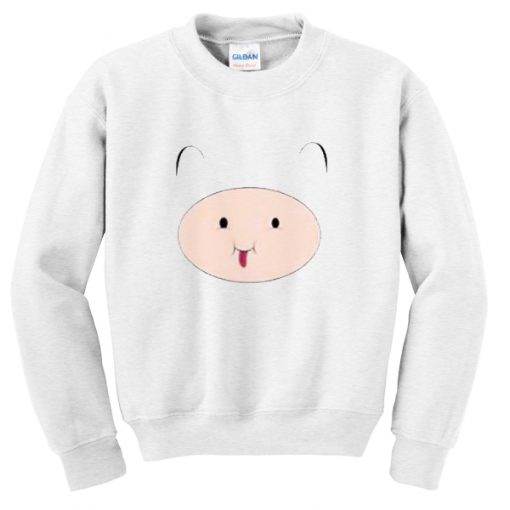 Adventure Time Finn Face Sweatshirt