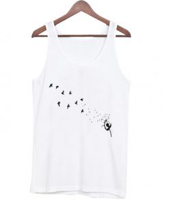 Make A Wish And Fly Away Crop Tank Top