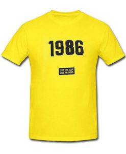 1986 yellow tshirt