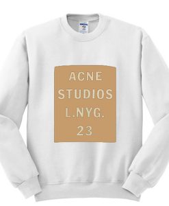 acne studios l nyg 23 sweatshirt