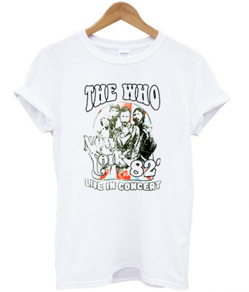 the who new york 82 live in concert t-shirt