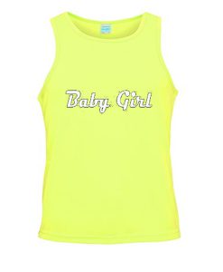 baby girl yellow tanktop