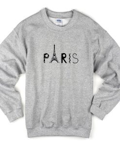 paris font vintage sweatshirt