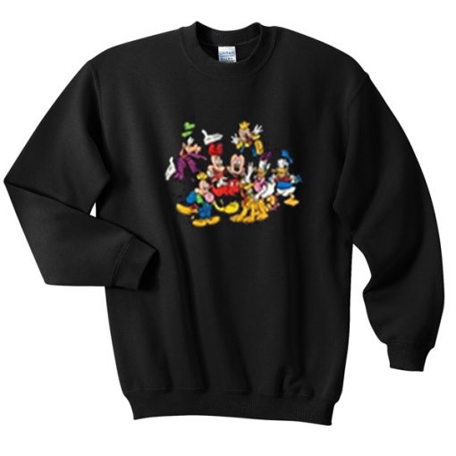 mickey and friends sweatshirt
