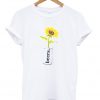 beers with sun flower t-shirt