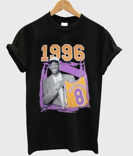 1996 kobe bryant t-shirt