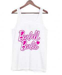 barbell barbie tank top