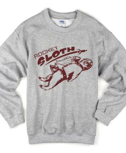 rocket sloth sweatshirt