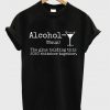 alcohol noun t-shirt