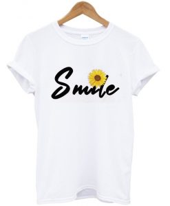 smile sunflower t-shirt