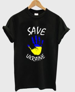 save ukraine hi five t-shirt